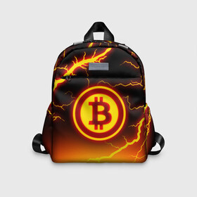Детский рюкзак 3D с принтом ОГНЕННЫЙ БИТКОИН   HODL IT BITCOIN в Ухте, 100% полиэстер | лямки с регулируемой длиной, сверху петелька, чтобы рюкзак можно было повесить на вешалку. Основное отделение закрывается на молнию, как и внешний карман. Внутри дополнительный карман. По бокам два дополнительных кармашка | bitcoin | blockchain | btc | cardano | crypto | ethereum | polkadot | tether | xrp | бинанс | биткоин | блокчейн | валюта | деньги | криптовалюта | майнер | майнинг | огненный биткоин | цифровая валюта | цифровое золото | эфир