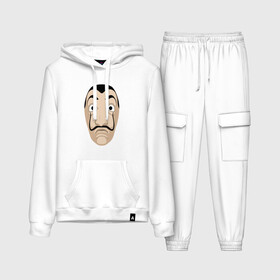 Женский костюм хлопок (с толстовкой) Dali Face: в Ухте,  |  | blla ciao | la casa de papel | money heist | netflix | spain | банк | белла чао | берлин | богота | бумажный дом | грабитель | дали | денвер | деньги | испания | маска | москва | найроби | нетфликс | ограбление | осло | профессор