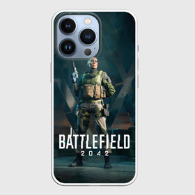 Чехол для iPhone 13 Pro Battlefield 2042   Мария Фальк арт: в Ухте,  |  | 2042 | action | art | battlefield | dice | game | gun | shooter | soldier | арт | батла | батлфилд | война | мария | пистолет | солдат | фальк