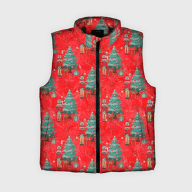 Женский жилет утепленный 3D с принтом Щелкунчик Новый год в Ухте,  |  | 2022 | год тигра | новый год | новый год 2022 | символ года | тигр | тигренок | тигрица | тигры