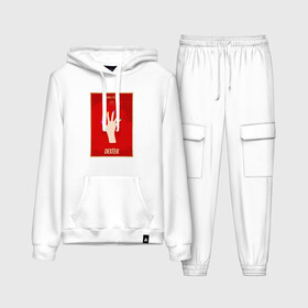 Женский костюм хлопок (с толстовкой) с принтом Dexter wanna play в Ухте,  |  | blood | darkly dreaming dexter | dexter | dexter morgan | ice truck killer | logo | брызги крови | декстер | декстер морган | дремлющий демон декстера | кровь | лого | майами | правосудие декстера | разноцве
