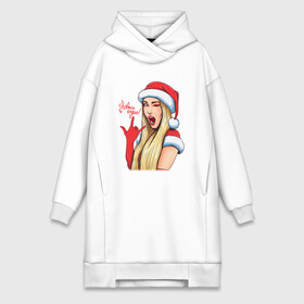 Платье-худи хлопок с принтом НОВЫЙ ГОД С РОКОМ, 2022 в Ухте,  |  | 2022 | beast | merry christmas | new year | red bow | santa hat | snow | tiger | winter | winter is coming | year of the tiger | год тигра | дед мороз | животные | звери | зверь | зима | зима 2022 | зима близко | новогодний свитер | новогодний у