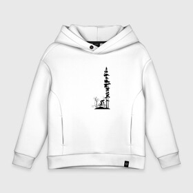 Детское худи Oversize хлопок с принтом Бревет МТБ в Ухте, френч-терри — 70% хлопок, 30% полиэстер. Мягкий теплый начес внутри —100% хлопок | боковые карманы, эластичные манжеты и нижняя кромка, капюшон на магнитной кнопке | bike | mtb | бревет | велосипед | велосипедист | велоспорт | горный | дерево | ель | лес | мтб | природа | прыжок