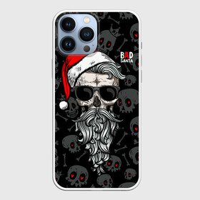 Чехол для iPhone 13 Pro Max с принтом Santa from Hell в Ухте,  |  | beard | christmas | hipster | new year | red cap | red eyes | santa claus | santa from hell | skulls | борода | дед мороз | красные глаза | красный колпак | новый год | рождество | санта из ада | санта клаус | хипстер | черепа