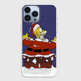 Чехол для iPhone 13 Pro Max с принтом ГОМЕР САНТА СИМПСОНЫ в Ухте,  |  | 2021 | 2022 | christmas | homer | merry | merry christmas | new year | simpson | simpsons | snow | sweater | ugly christmas | winter | гомер | гомер симпсон | зима | новогодний | новогодняя | новый год | рождественский | рождество | симпсон