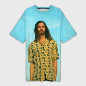 Платье-футболка 3D с принтом Kevin Parker в Ухте,  |  | alternative | metall | music | rock | tame impala | альтернатива | металл | музыка | рок | тэйм импала