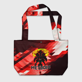 Пляжная сумка 3D Metroid Dread Метроид Дреад: в Ухте, 100% полиэстер | застегивается на металлическую кнопку; внутренний карман застегивается на молнию. Стенки укреплены специальным мягким материалом, чтобы защитить содержимое от несильных ударов
 | emmi | metroid | metroid dread | samus | samus aran | метроид дреад | метроид дред | метроид дредд | самус аран