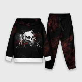 Детский костюм 3D (с толстовкой) Череп. Красно черный.: в Ухте,  |  | брызги краски | готичный | красно черный | популярные иллюстрации | трэш полька | хеллоуин | череп