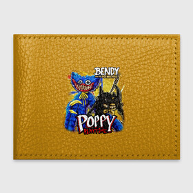 Обложка для студенческого билета с принтом POPPY PLAYTIME AND BENDY AND THE INK MACHINE в Ухте, натуральная кожа | Размер: 11*8 см; Печать на всей внешней стороне | Тематика изображения на принте: bendy and the ink machine | poppy playtime | бенди | бенди и чернильная машина | бэнди | игра | монстр | плэйтайм | попи плей тайм | попи плэй тайм | попиплейтам | попиплэйтайм | поппи плейтайм | поппиплэйтайм