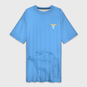 Платье-футболка 3D Lazio sky theme: в Ухте,  |  | lazio | rome | италия | лацио | лига чемпионов | рим | серия а | футбол