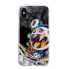 Чехол для iPhone XS Max матовый с принтом Стрит-арт Такаси Мураками в Ухте, Силикон | Область печати: задняя сторона чехла, без боковых панелей | картина | мураками | такаси мураками | такаши мураками | такеши мураками | японская живопись | японское искусство