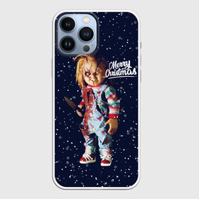 Чехол для iPhone 13 Pro Max с принтом Новогодний Чаки   New Years Chucky в Ухте,  |  | chucky | кино | кукла | монстр | новый год | нож | рождество | снег | снежинка | ужасы | хоррор | чаки