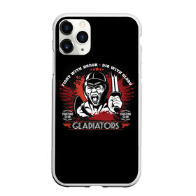 Чехол для iPhone 11 Pro матовый с принтом GLADIATORS в Ухте, Силикон |  | Тематика изображения на принте: bellator | boxing | fight club | mixed martial arts | ufc | айкидо | беллатор | боевые искусства | боец | бои без правил | бойцовский клуб | бокс | борьба | гладиатор | джиуджитсу | дзюдо | единоборства | карате | кикбоксинг