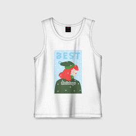 Детская майка хлопок с принтом Девушка в зимней одежде в Ухте,  |  | best holidays | holidays | выходные | девочка | девушка | женщина | зима | зимние каникулы | каникулы | леди | новый год | погода | праздники | рождество | сезоны | снег | снежинки | снежно | теплая одежда | холодно