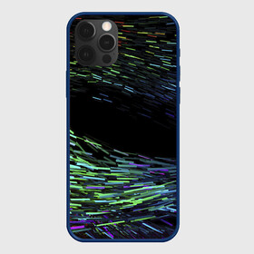 Чехол для iPhone 12 Pro Max с принтом Абстрактные Частицы в Ухте, Силикон |  | абстракция | волны | неон | поток | частицы