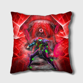 Подушка 3D с принтом Samus Robo | Metroid Dread в Ухте, наволочка – 100% полиэстер, наполнитель – холлофайбер (легкий наполнитель, не вызывает аллергию). | состоит из подушки и наволочки. Наволочка на молнии, легко снимается для стирки | game | mercurysteam | metroid | metroid dread | metroid fusion | robo | robot | samus aran | игра | компьютерная игра | метроид | метроид дреад | мэтроид | мэтройдо дореддо | робо | робот | самус аран