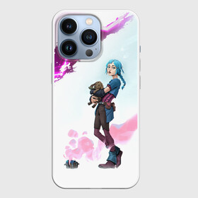 Чехол для iPhone 13 Pro с принтом Малышка Джинкс | Bomb Girl в Ухте,  |  | Тематика изображения на принте: arcane | arcane league of legends | cartoon | jinx | league of legends | mult | stim punk | stimpunk | аркеин | аркейн | джинкс | мульт | мультик | паудер | порох | психопатка | синеголовая | синий хвост | стим панк | стимпанк