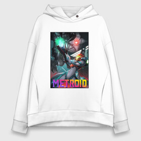 Женское худи Oversize хлопок с принтом Arm Cannon | Poster | Metroid Dread в Ухте, френч-терри — 70% хлопок, 30% полиэстер. Мягкий теплый начес внутри —100% хлопок | боковые карманы, эластичные манжеты и нижняя кромка, капюшон на магнитной кнопке | arm cannon | game | logo | mercurysteam | metroid | metroid dread | metroid fusion | samus aran | игра | компьютерная игра | лого | логотип | метроид | метроид дреад | мэтроид | мэтройдо дореддо | самус аран | эмблема