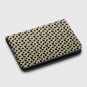 Картхолдер с принтом с принтом Шкура Леопарда (Leopard) в Ухте, натуральная матовая кожа | размер 7,3 х 10 см; кардхолдер имеет 4 кармана для карт; | jaguar | leopard | ocelot | predator | гепард | дикая кошка | животное | зверь | кот | леопард | леопардовые пятна | оцелот | хищная кошка | хищник | ягуар