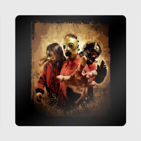 Магнит виниловый Квадрат с принтом SLIPKNOT All Hope Is Gone в Ухте, полимерный материал с магнитным слоем | размер 9*9 см, закругленные углы | art | band | chris fehn | corey taylor | hard | iowa | metal | rock | shawn crahan | slipknot | группы | музыка | рок | слипкнот