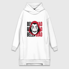 Платье-худи хлопок с принтом Bella Ciao - Dali в Ухте,  |  | blla ciao | la casa de papel | money heist | netflix | spain | банк | белла чао | берлин | богота | бумажный дом | грабитель | дали | денвер | деньги | испания | маска | москва | найроби | нетфликс | ограбление | осло | профессор