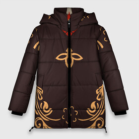 Женская зимняя куртка Oversize с принтом КОСТЮМ ХУ ТАО HU TAO в Ухте, верх — 100% полиэстер; подкладка — 100% полиэстер; утеплитель — 100% полиэстер | длина ниже бедра, силуэт Оверсайз. Есть воротник-стойка, отстегивающийся капюшон и ветрозащитная планка. 

Боковые карманы с листочкой на кнопках и внутренний карман на молнии | anime | game | genshin | hu tao | impact | lumin | paimon | pyro | аниме | взрыв | геншин | игра | импакт | итэр | люмин | молитва | паймон | пиро | путешественник | тейват | ху тао