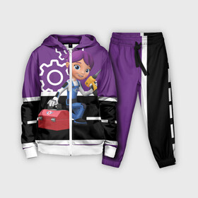 Детский костюм 3D с принтом Вспыш и чудо машинки   Гэбби в Ухте,  |  | вспыш | гэбби | девочка | детский | машина | машинки | монстрак | мультик | мультфильм | персонаж | чудо