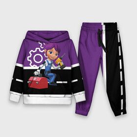 Детский костюм 3D (с толстовкой) с принтом Вспыш и чудо машинки   Гэбби в Ухте,  |  | вспыш | гэбби | девочка | детский | машина | машинки | монстрак | мультик | мультфильм | персонаж | чудо