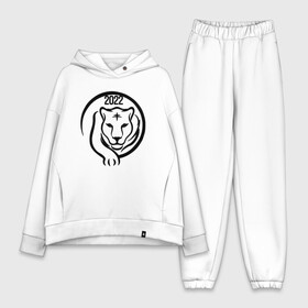 Женский костюм хлопок Oversize с принтом ТигрРр 2022 в Ухте,  |  | 2022 | кот | лев | новый год | тигр