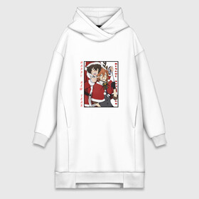 Платье-худи хлопок с принтом Чуя и Дазай Новый год в Ухте,  |  | bungou stray dogs | аниме | великий из бродячих псов | дазай | новый год | чуя | чуя и дазай