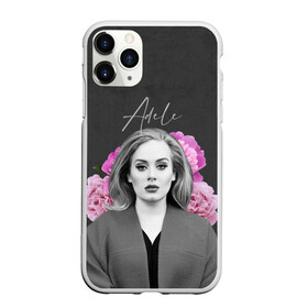 Чехол для iPhone 11 Pro матовый с принтом Flowers Adele в Ухте, Силикон |  | имя | надпись | певица | текстура | цветы