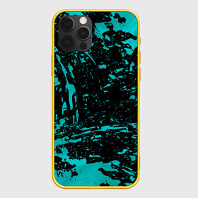 Чехол для iPhone 12 Pro с принтом НЕОНОВЫЕ БРЫЗГИ КРАСОК   ГРАНЖ   NEON в Ухте, силикон | область печати: задняя сторона чехла, без боковых панелей | abstraction | colors | geometry | hexagon | neon | paints | stripes | texture | triangle | абстракция | брызги | брызги красок | геометрия | краски | неон | соты | текстура