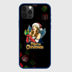 Чехол для iPhone 12 Pro Max с принтом Merry Christmas Снегурочка с подарком. в Ухте, Силикон |  | 2022 | happy new year | merry christmas | год тигра | зима близко | нг | новогодний | новый год | новый год 2022 | подарки | праздник | рождество | символ 2022 года | снегурочка | снежинки