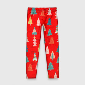 Детские леггинсы 3D с принтом Новый год .. в Ухте, полиэстер 85%, спандекс 15% | эластичный пояс, зауженный крой | 2022 | в топе | в тренде | новинка | новый год | подарок | популярное