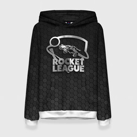 Женская толстовка 3D Rocket League Metal Logo: в Ухте, 100% полиэстер  | двухслойный капюшон со шнурком для регулировки, мягкие манжеты на рукавах и по низу толстовки, спереди карман-кенгуру с мягким внутренним слоем. | auto | avto | car | race | rocket league | авто | гонки | машина | рокет лига | тачка