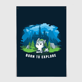 Постер с принтом Волчек геймер в Ухте, 100% бумага
 | бумага, плотность 150 мг. Матовая, но за счет высокого коэффициента гладкости имеет небольшой блеск и дает на свету блики, но в отличии от глянцевой бумаги не покрыта лаком | animal | animal plays games | beast | castle | gamer | games | volchek gamer | wolf | wolves | волк | волки | волчёк | животинка | животное | животное играет в игры | замок | зверёк | зверь | игры | разные животные