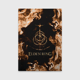 Обложка для автодокументов с принтом Elden Ring Logo в Ухте, натуральная кожа |  размер 19,9*13 см; внутри 4 больших “конверта” для документов и один маленький отдел — туда идеально встанут права | Тематика изображения на принте: elden ring | игра элден ринг | кольцо элдена | элден | элден ринг