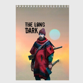 Скетчбук с принтом The Long Dark Уилл Маккензи в Ухте, 100% бумага
 | 48 листов, плотность листов — 100 г/м2, плотность картонной обложки — 250 г/м2. Листы скреплены сверху удобной пружинной спиралью | Тематика изображения на принте: long dark | the long dark | will mackenzie | длинная тьма | долгая тьма | игра long dark | уилл маккензи