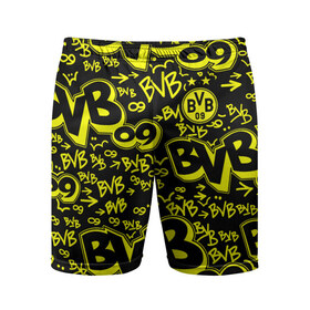 Мужские шорты спортивные с принтом BVB 09   BORUSSIA (Боруссия Дортмунд) в Ухте,  |  | Тематика изображения на принте: borrusse | borussia | borussia dortmund | bvb | боруссия | боруссия дортмунд | бундеслига | лига чемпионов | футбол | футбольная