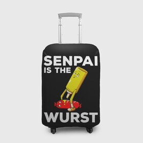 Чехол для чемодана 3D с принтом SENPAI IS THE WURST сосиска и горчичка в Ухте, 86% полиэфир, 14% спандекс | двустороннее нанесение принта, прорези для ручек и колес | ahegao | anime | kawai | kowai | manga | oppai | otaku | sempai | senpai | sugoi | waifu | yandere | аниме | ахегао | вайфу | ковай | манга | отаку | семпай | сенпай | тренд