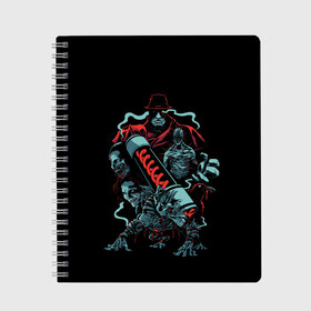 Тетрадь с принтом T virus monsters в Ухте, 100% бумага | 48 листов, плотность листов — 60 г/м2, плотность картонной обложки — 250 г/м2. Листы скреплены сбоку удобной пружинной спиралью. Уголки страниц и обложки скругленные. Цвет линий — светло-серый
 | game | games | re | resident evil | игра | игры | обитель зла | резедент эвил | реседент ивел