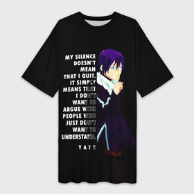 Платье-футболка 3D с принтом Ято  Бездомный Бог в Ухте,  |  | anime | manga | noragami | yato | аниме | бездомный бог | бог бедствия | бог в спортивках | бог войны | бог разрушений | бог удачи | магацуками | манга | младшенький бог в трениках | норагами | ябоку | ято | яточка