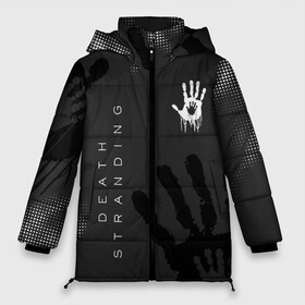 Женская зимняя куртка Oversize с принтом Death Stranding отпечаток руки в Ухте, верх — 100% полиэстер; подкладка — 100% полиэстер; утеплитель — 100% полиэстер | длина ниже бедра, силуэт Оверсайз. Есть воротник-стойка, отстегивающийся капюшон и ветрозащитная планка. 

Боковые карманы с листочкой на кнопках и внутренний карман на молнии | death stranding | kojima | kojima productions | кодзима | мадс микельсон | норман ридус
