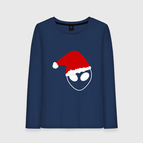Женский лонгслив хлопок с принтом Alien Santa Claus в Ухте, 100% хлопок |  | 2022 | christmas | claus | new year | santa | snow | space | tiger | winter | год тигра | дед мороз | елка | зима | инопланетянин | космос | мороз | наса | нло | новый год | олень | подарок | праздник | пришелец | рождество | санта клаус