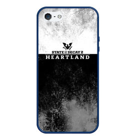 Чехол для iPhone 5/5S матовый с принтом State of Decay | Heartland | Logo в Ухте, Силикон | Область печати: задняя сторона чехла, без боковых панелей | Тематика изображения на принте: heartland | logo | state of decay | survival horror | undead labs | загнивающий штат | зомби апокалипсис | лого | логотип | стадия разложения | стейт оф декай | эмблема