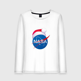Женский лонгслив хлопок с принтом NASA NEW YEAR 2022 в Ухте, 100% хлопок |  | 2022 | christmas | galaxy | nasa | new year | space | space company | star | астрономия | галактика | год тигра | звезды | космическая компания | космос | наса | наступающий год | новогодний | новый год | рождественский | рождеств