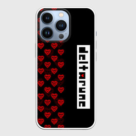 Чехол для iPhone 13 Pro с принтом HALF PATTERN | DELTARUNE | LOGO в Ухте,  |  | Тематика изображения на принте: deltarune | deltarune 2 | game | undertale символ | дельта | дельтарун | дельтарун 2 | знак руин андертейл | значок дельтарун пиксель | игра | руна
