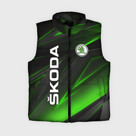 Женский жилет утепленный 3D SKODA GEOMETRY STRIPES GREEN NEON: в Ухте,  |  | auto sport | autosport | octavia | rapid | rs | skoda | superb | vag | volkswagen | vrs | vw | yeti | авто | авто спорт | автомобиль | автоспорт | ам | ваг | вагавод | ети | карбон | машина | октавия | рапид | суперб | шкода | шкодавод