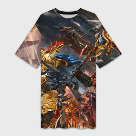 Платье-футболка 3D Пекло битвы: в Ухте,  |  | fantasy | waha | warhamer | warhammer | вархамер | вархаммер | ваха | фентази