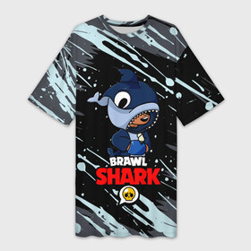 Платье-футболка 3D BRAWL STARS SHARK БРЫЗГИ КРАСОК.: в Ухте,  |  | 8bit | brawl stars | colette | crow | gale | leon | max | mecha | mecha crow | mrp | sally leon | shark | squeak | tara | virus 8bit | werewolf leon | акула | берли | бравл старс | ворон | коллет | макс | оборотень | сквик